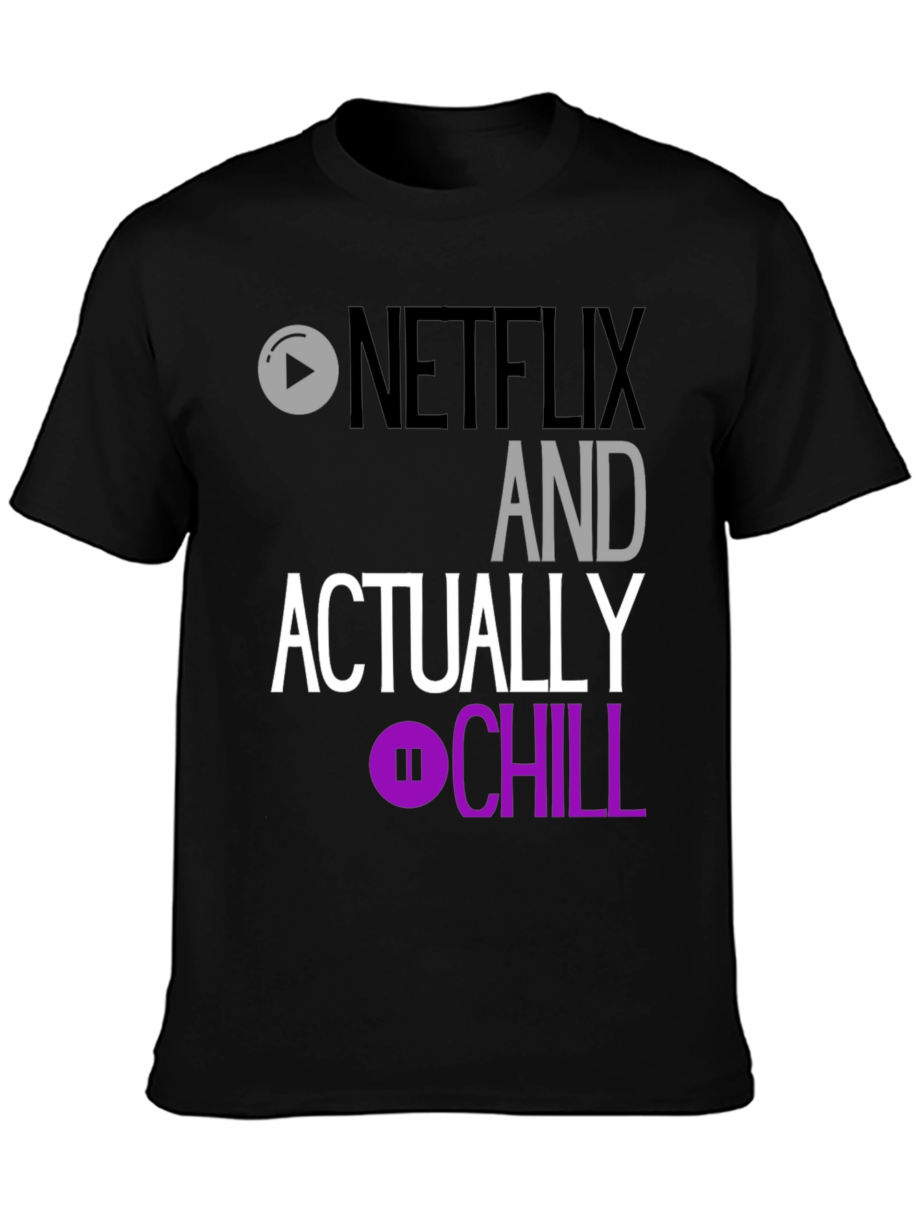 Netflix and Actually Chill Graphic Tee