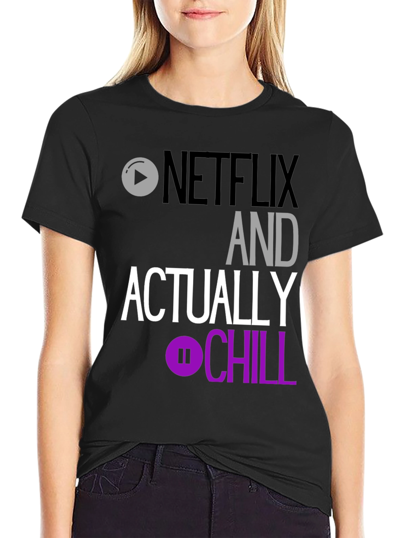 Netflix and Actually Chill Graphic Tee