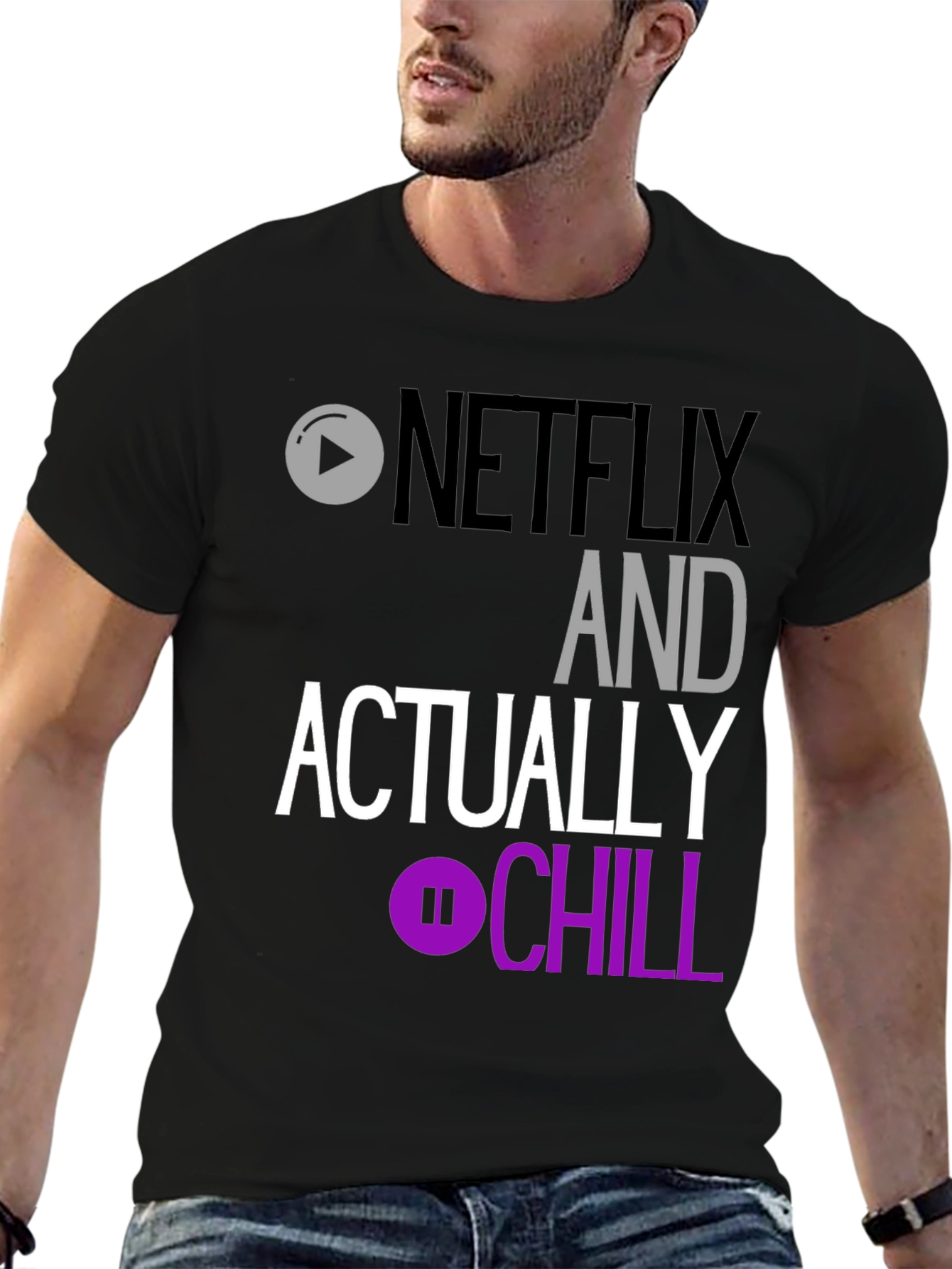 Netflix and Actually Chill Graphic Tee