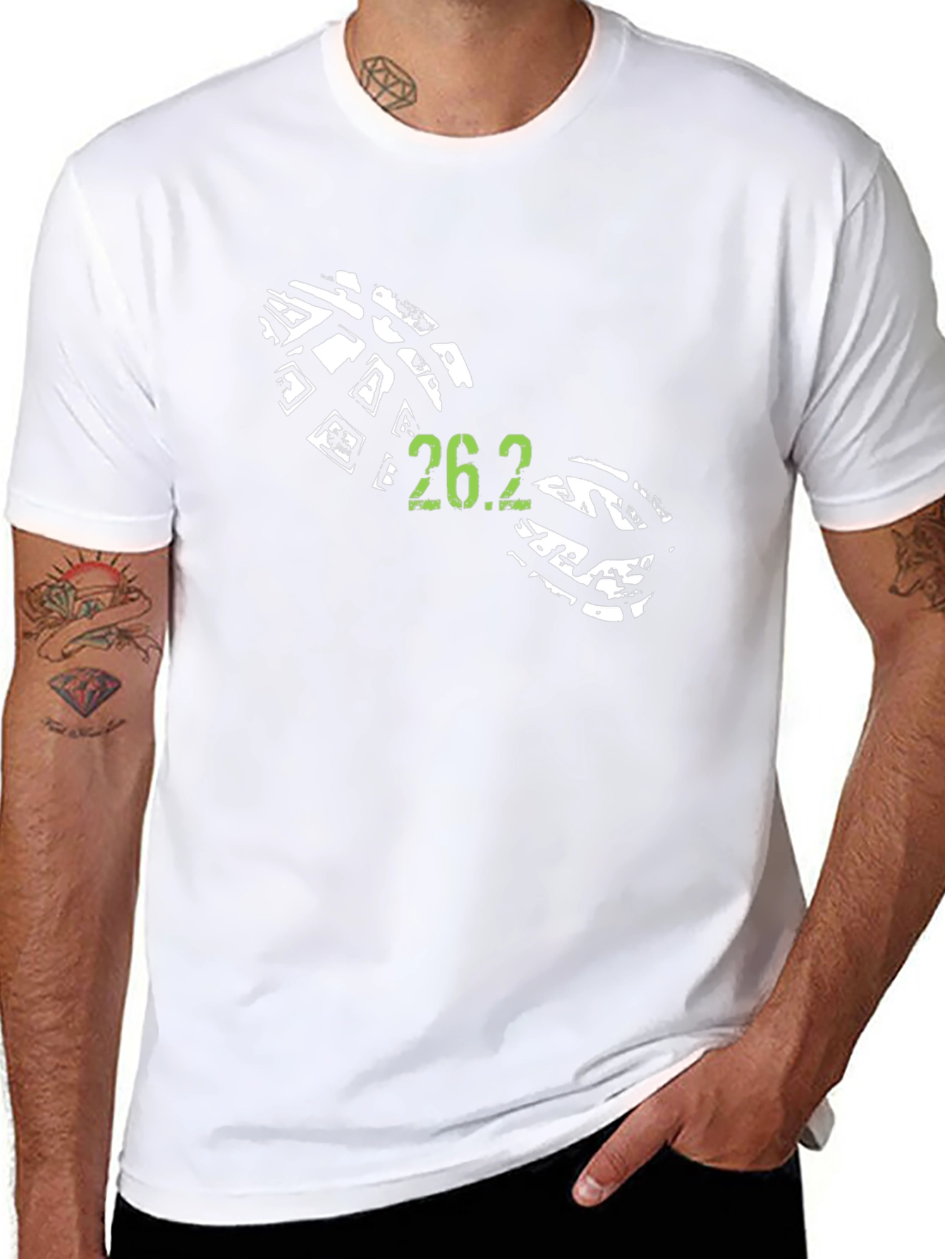 26.2 Marathon Shoe Print T-Shirt