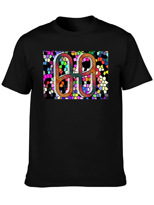 Abstract Mosaic Number T-Shirt