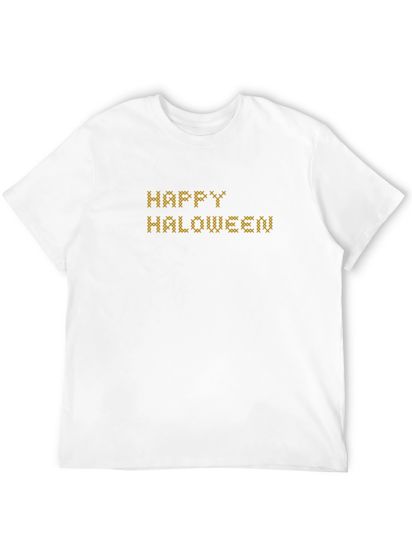 Happy Haloween Cross Stitch T-Shirt