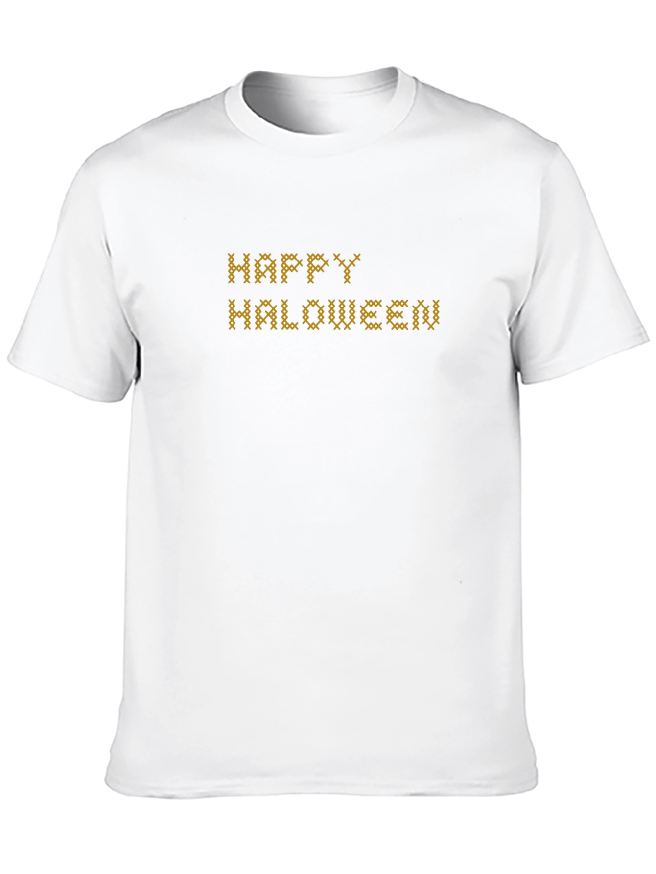 Happy Haloween Cross Stitch T-Shirt