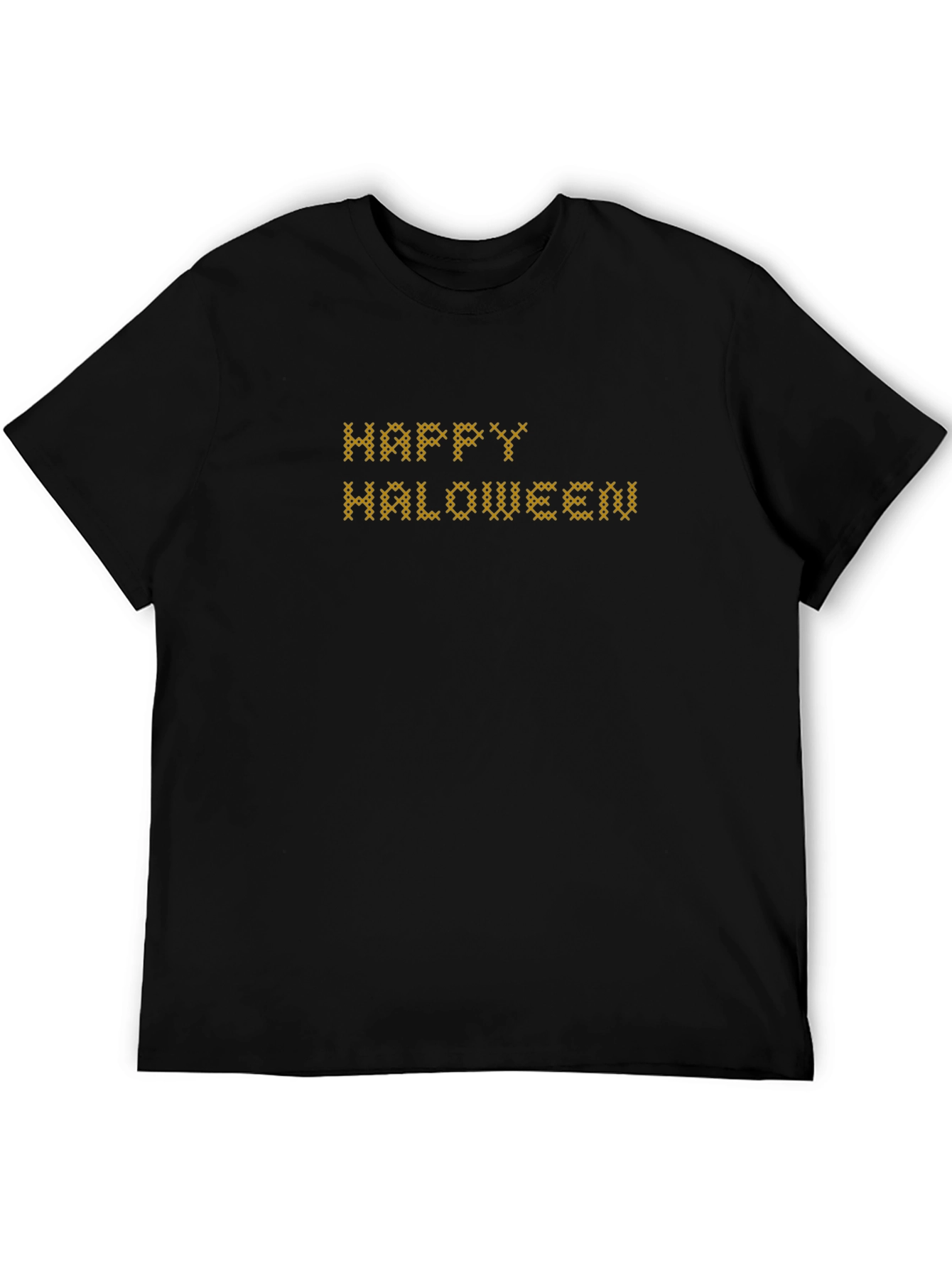 Happy Haloween Cross Stitch T-Shirt