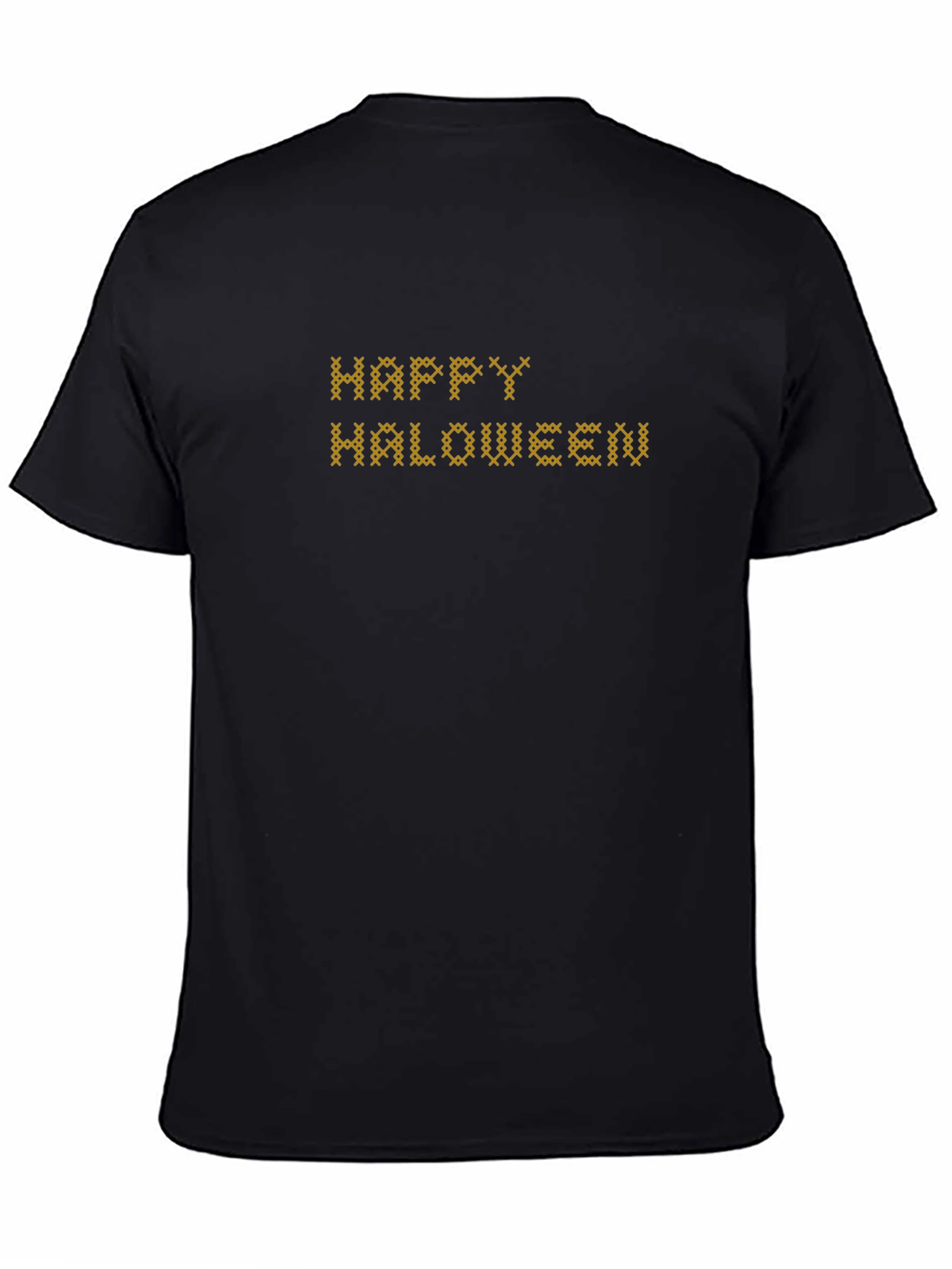 Happy Haloween Cross Stitch T-Shirt