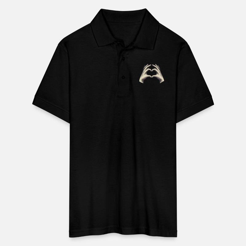 Hand-Illustrated Gesture Forming a Heart Shape