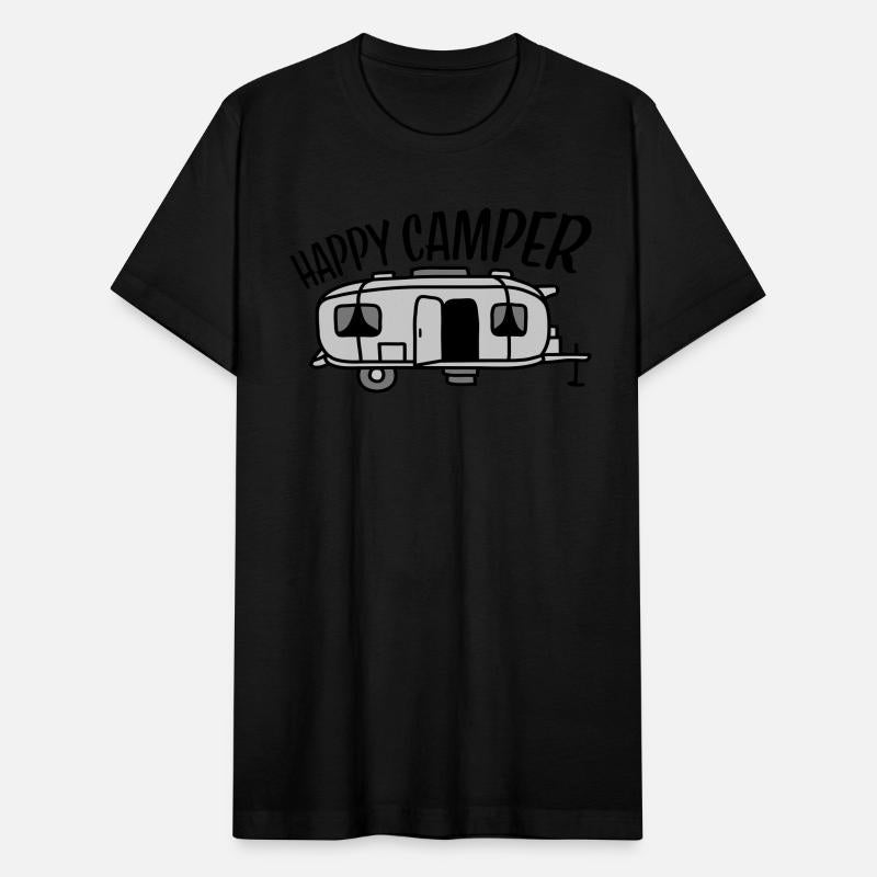 Happy camper camping wagon