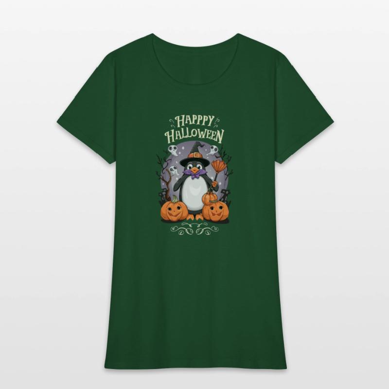 Happy Halloween Penguin, funny penguin