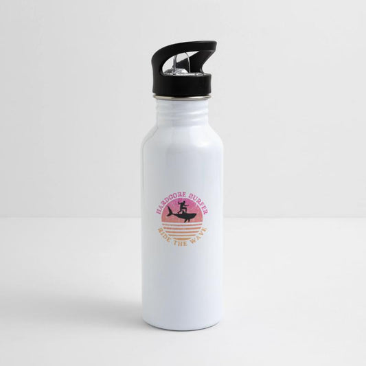 Hardcore Surfer Ride the Wave Shark Sunset