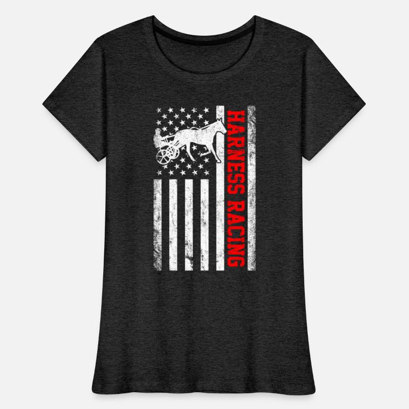 Harness racing american flag