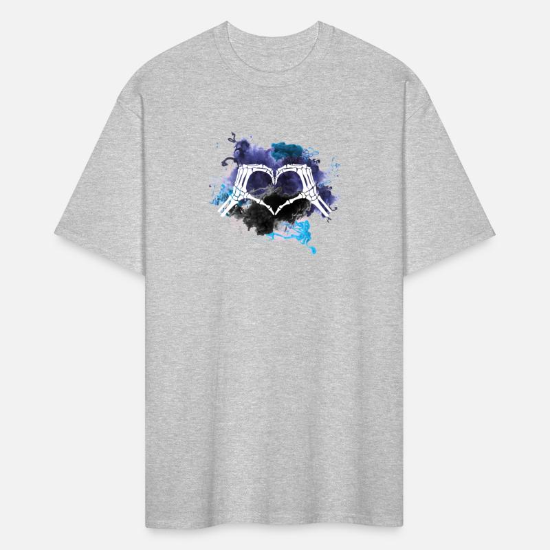 heart skeleton hands