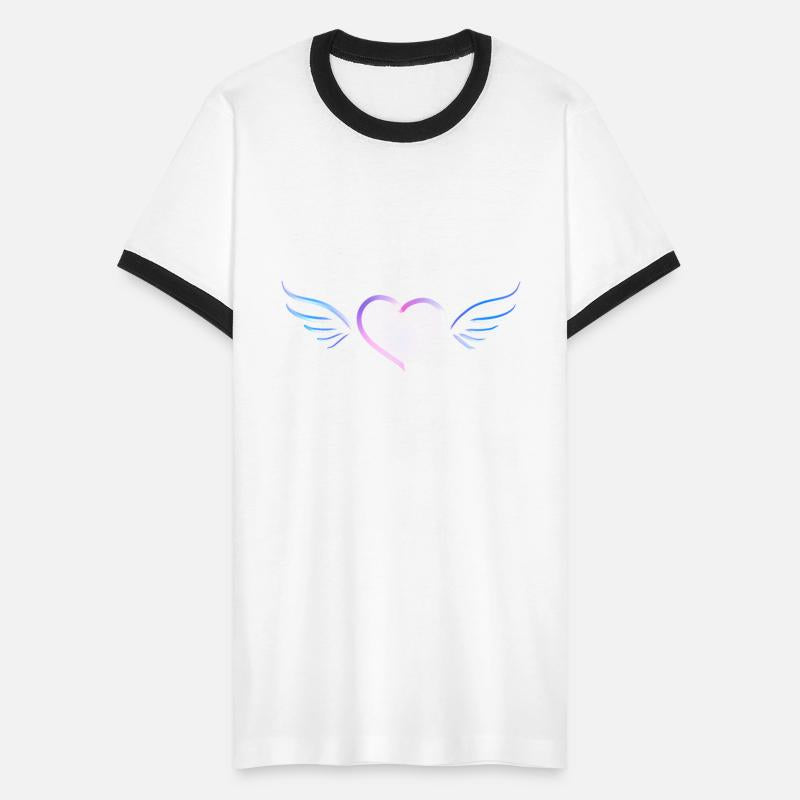 Heart wings pink symbol love