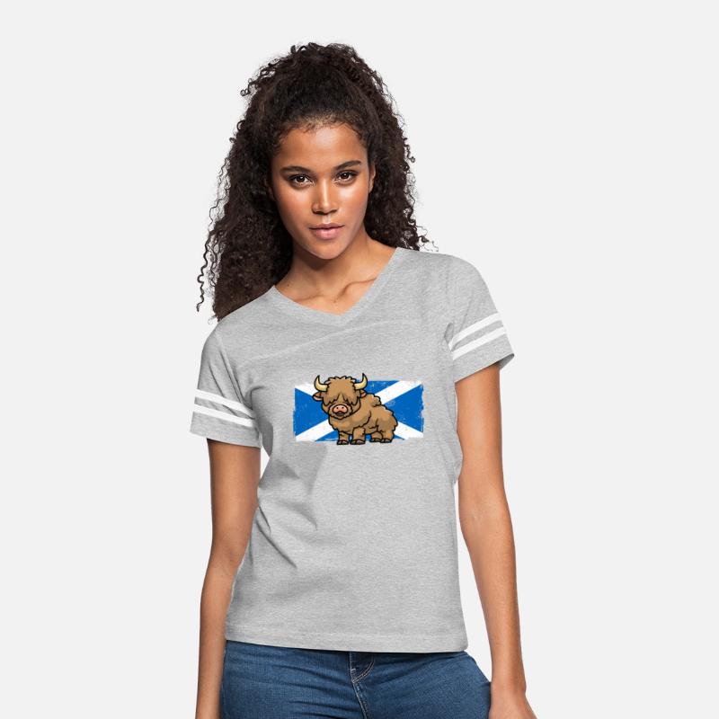 Highland Cow Lover Scotland Flag Scottish Farmer