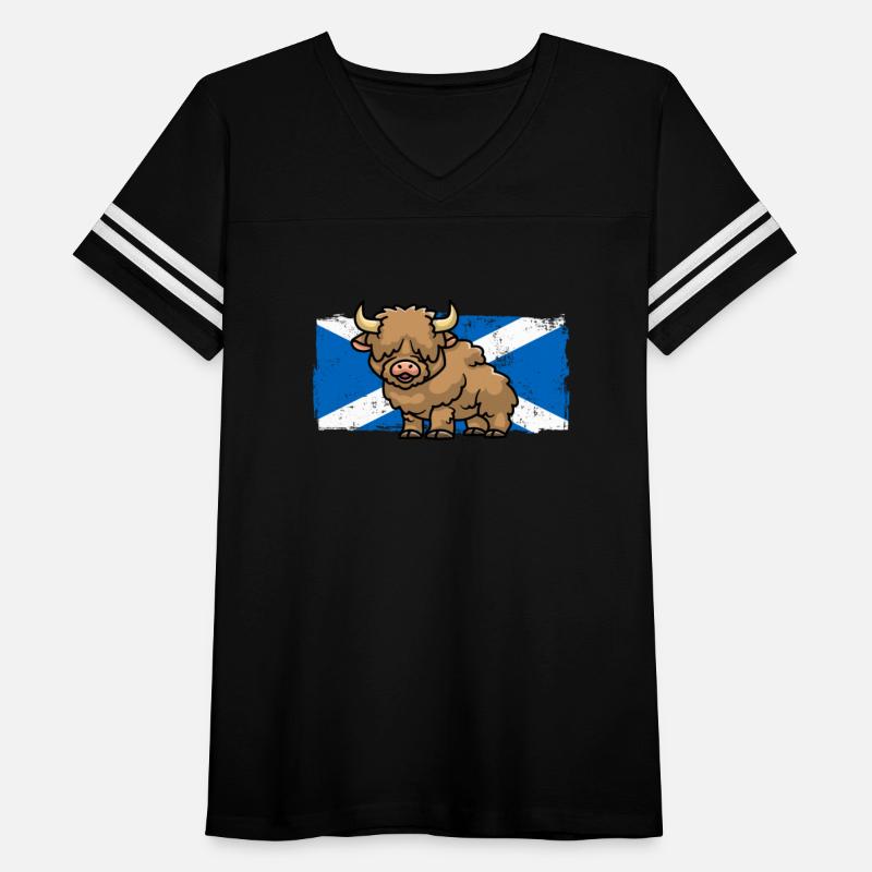 Highland Cow Lover Scotland Flag Scottish Farmer