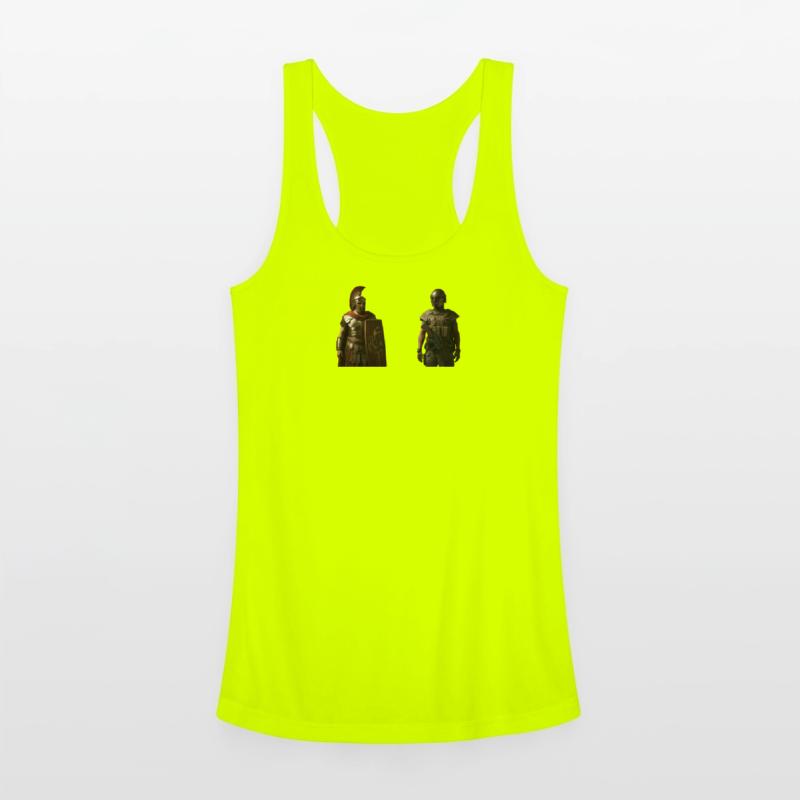 Historical Warrior and Modern Soldier Duo