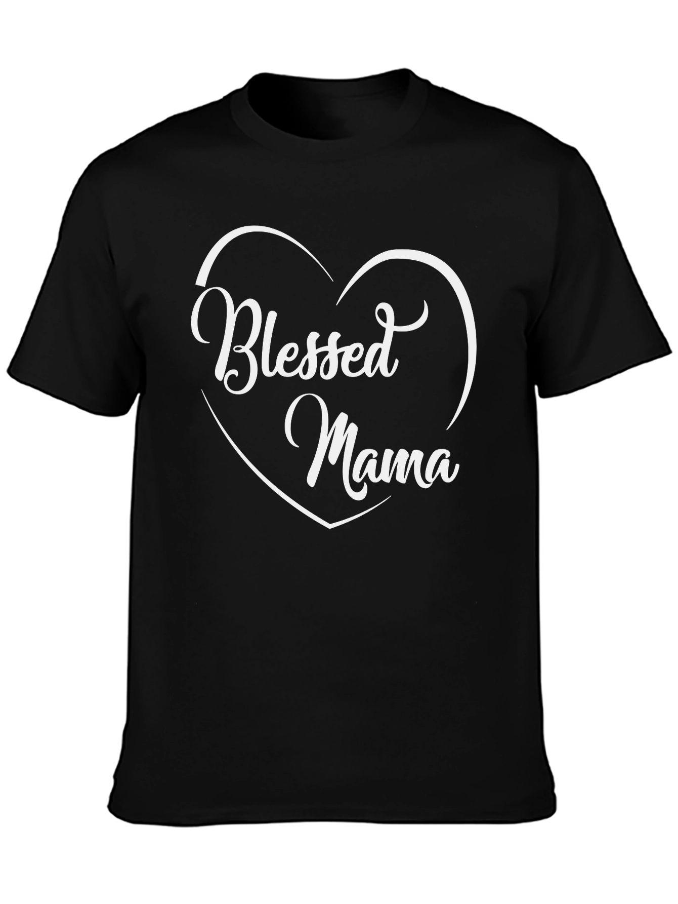 Blessed Mama Graphic Tee - Soft Cotton Comfort