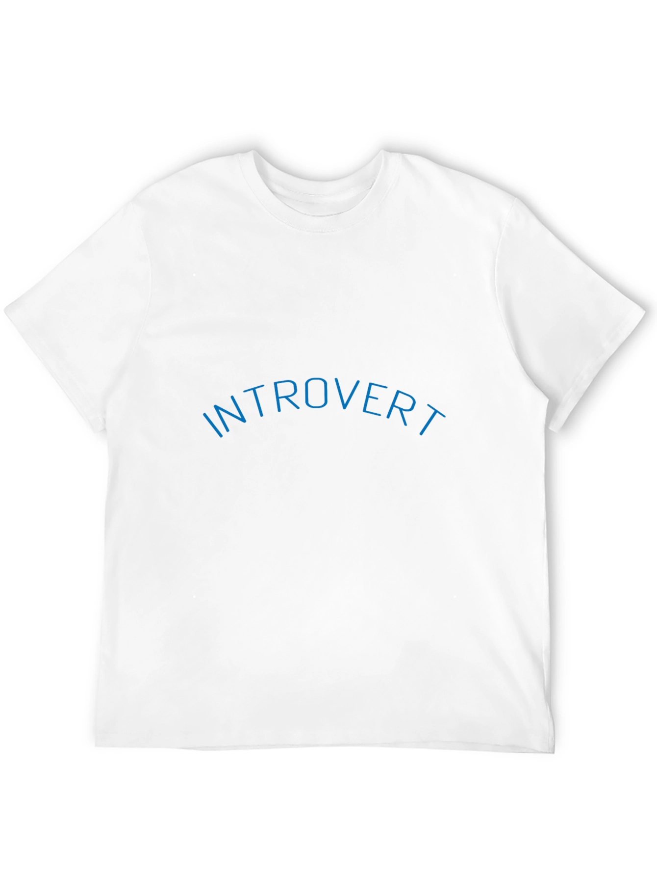 Introvert Statement T-Shirt - Black