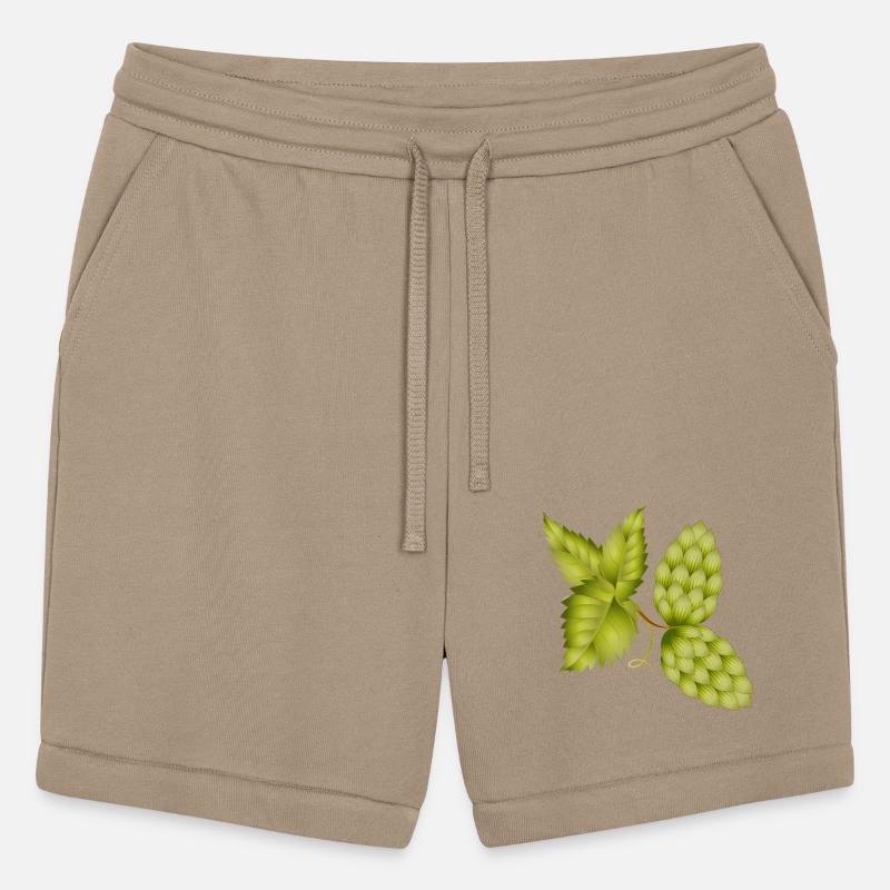 Hops and Hop Leaf – Natural Beer Motif