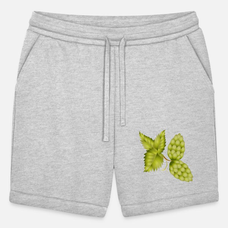 Hops and Hop Leaf – Natural Beer Motif