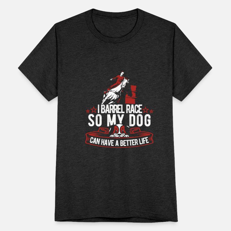 Horse Barrel Racing Dog