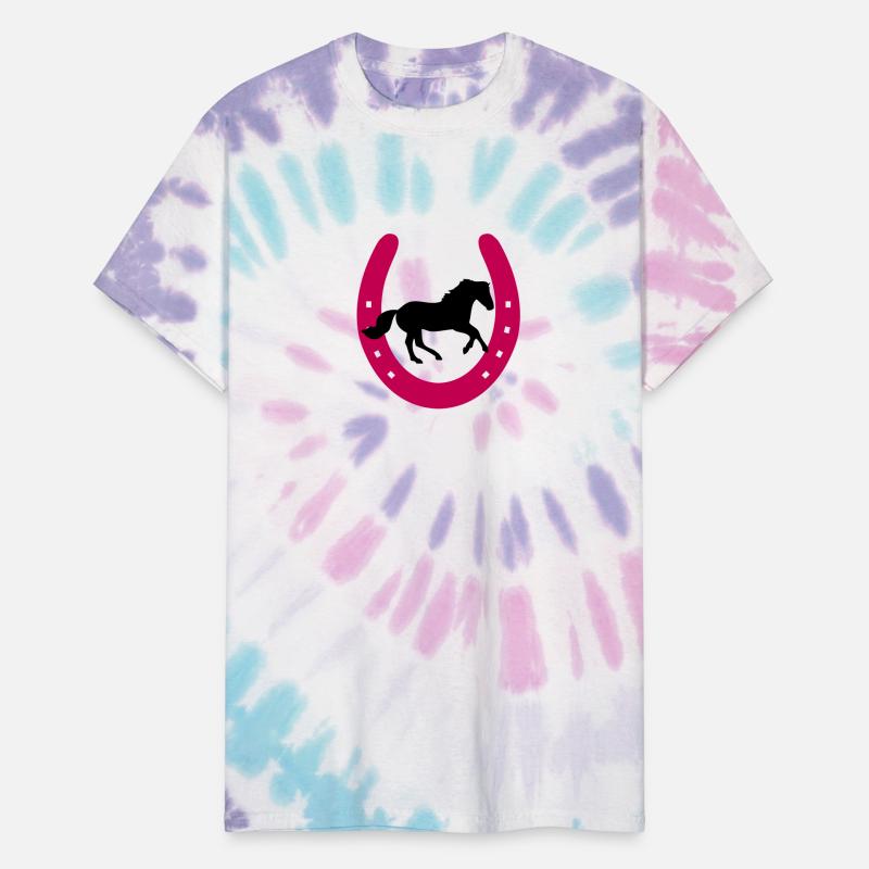 Horseshoe with galloping Horse