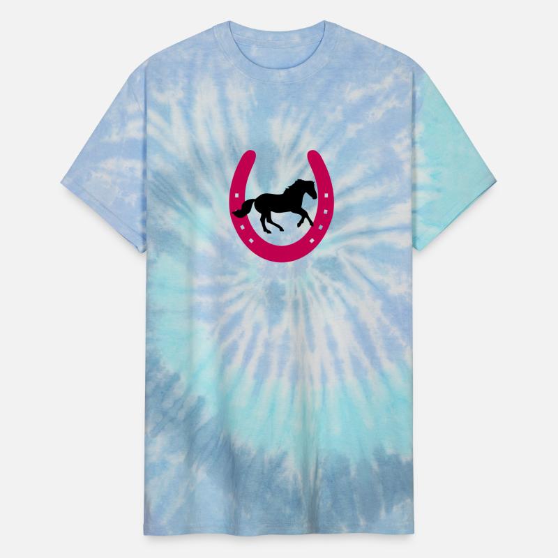 Horseshoe with galloping Horse