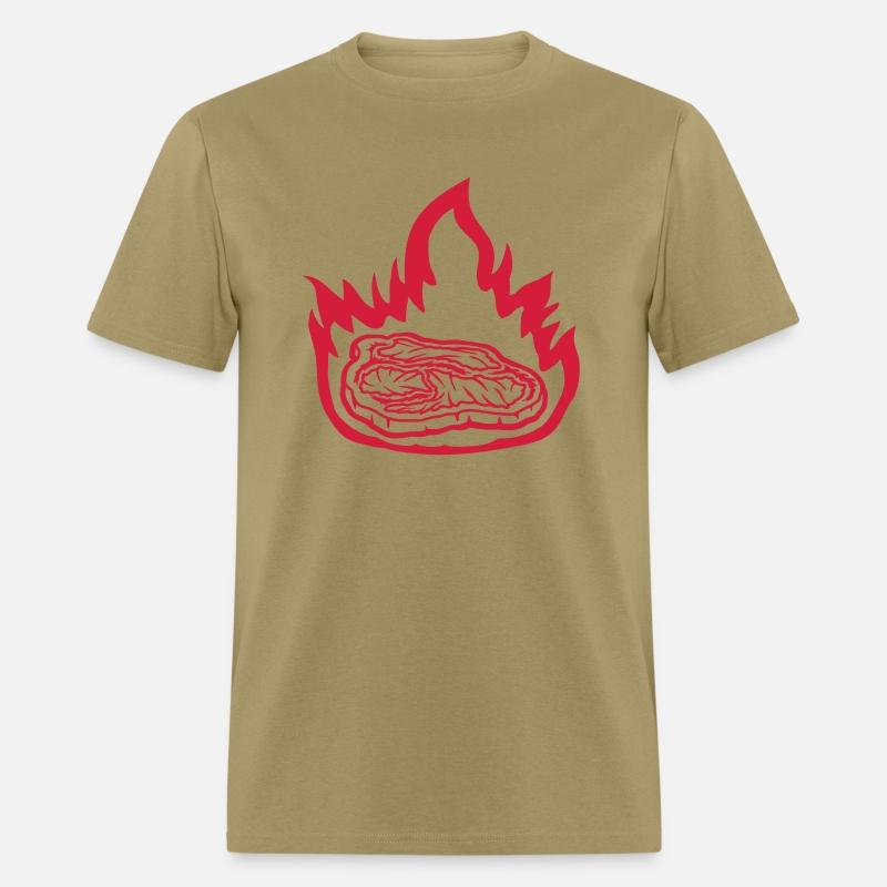 hot fire steak juicy