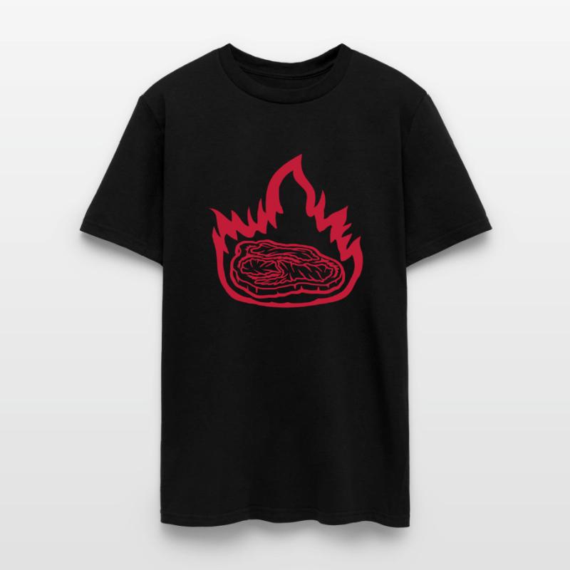 hot fire steak juicy