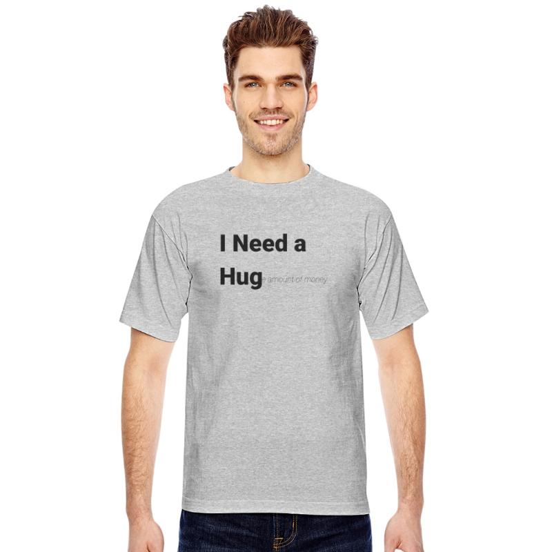 Humor text saying I need a huge amount of money !