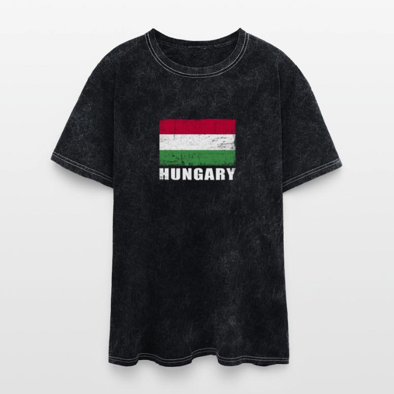 Hungary Flag Grunge Country Flag Hungary