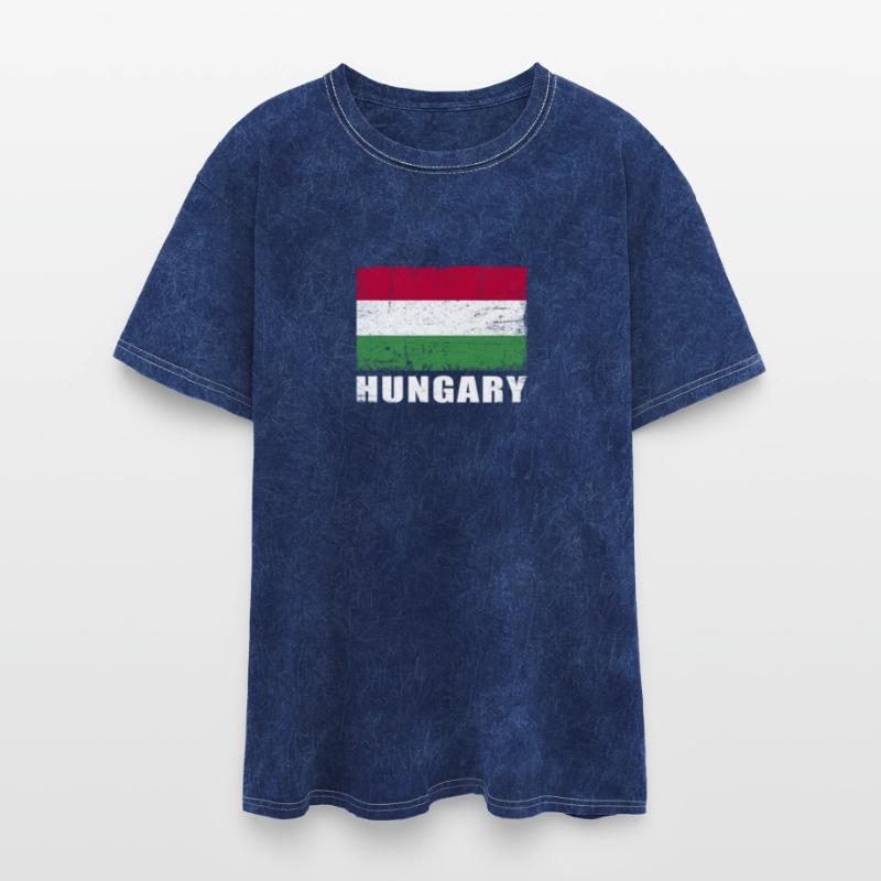 Hungary Flag Grunge Country Flag Hungary