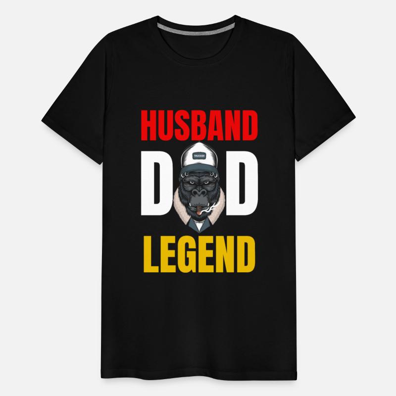 husband dad trucker legend