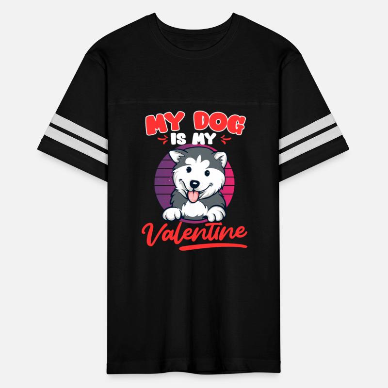 Husky Dog Is My valentine Love Valentine's Day