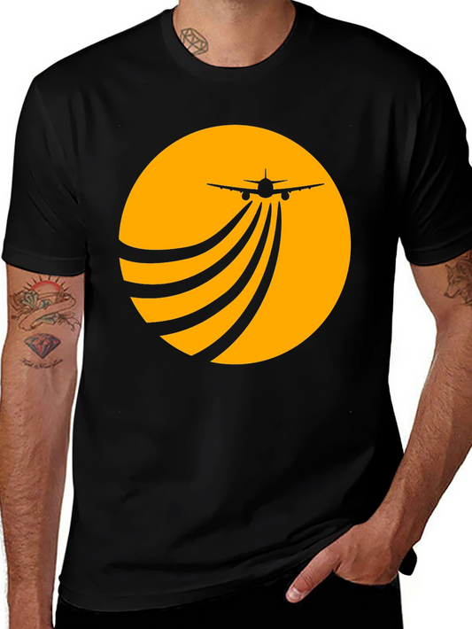 Airplane Silhouette Graphic Tee