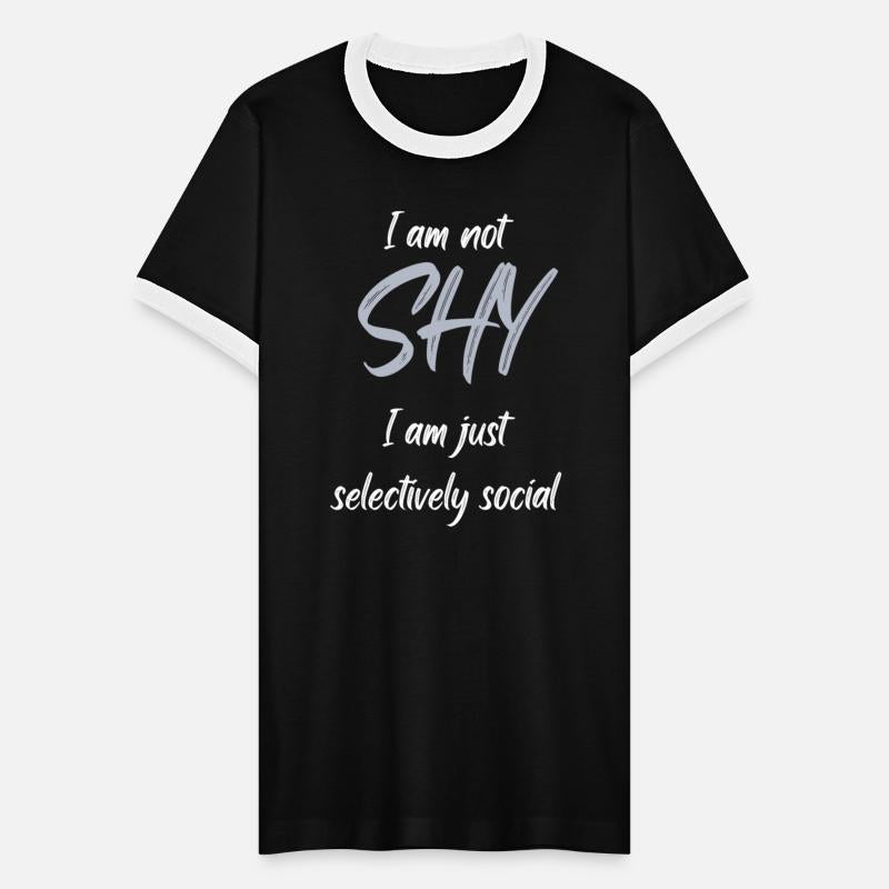 I am not shy, I am selectively social