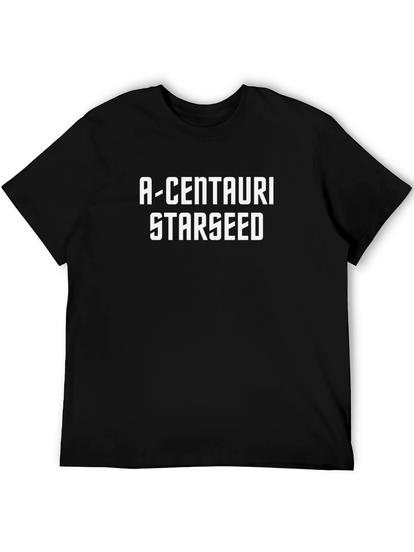 A-Centauri Starseed Graphic Tee - Black Casual Shirt