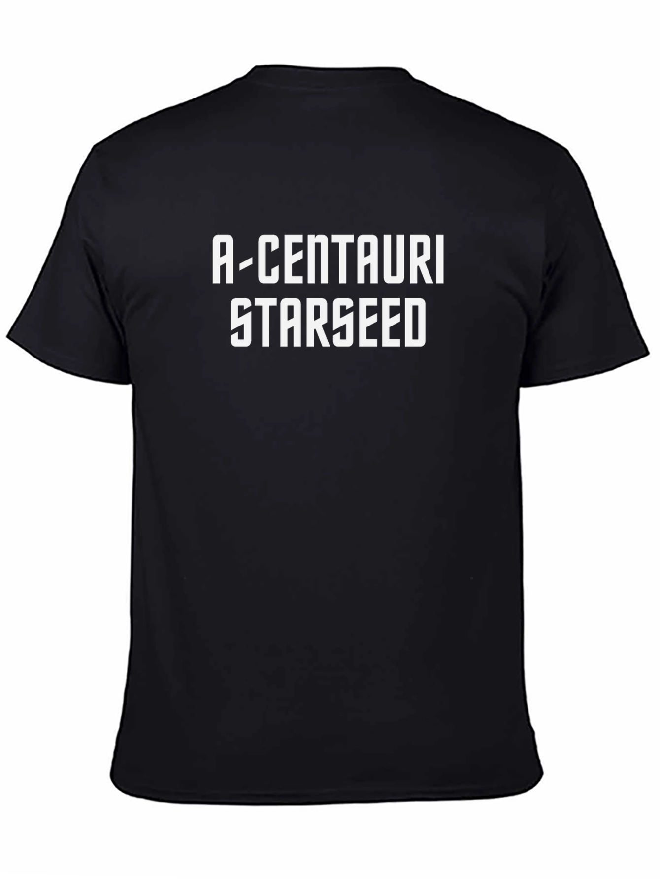 A-Centauri Starseed Graphic Tee - Black Casual Shirt