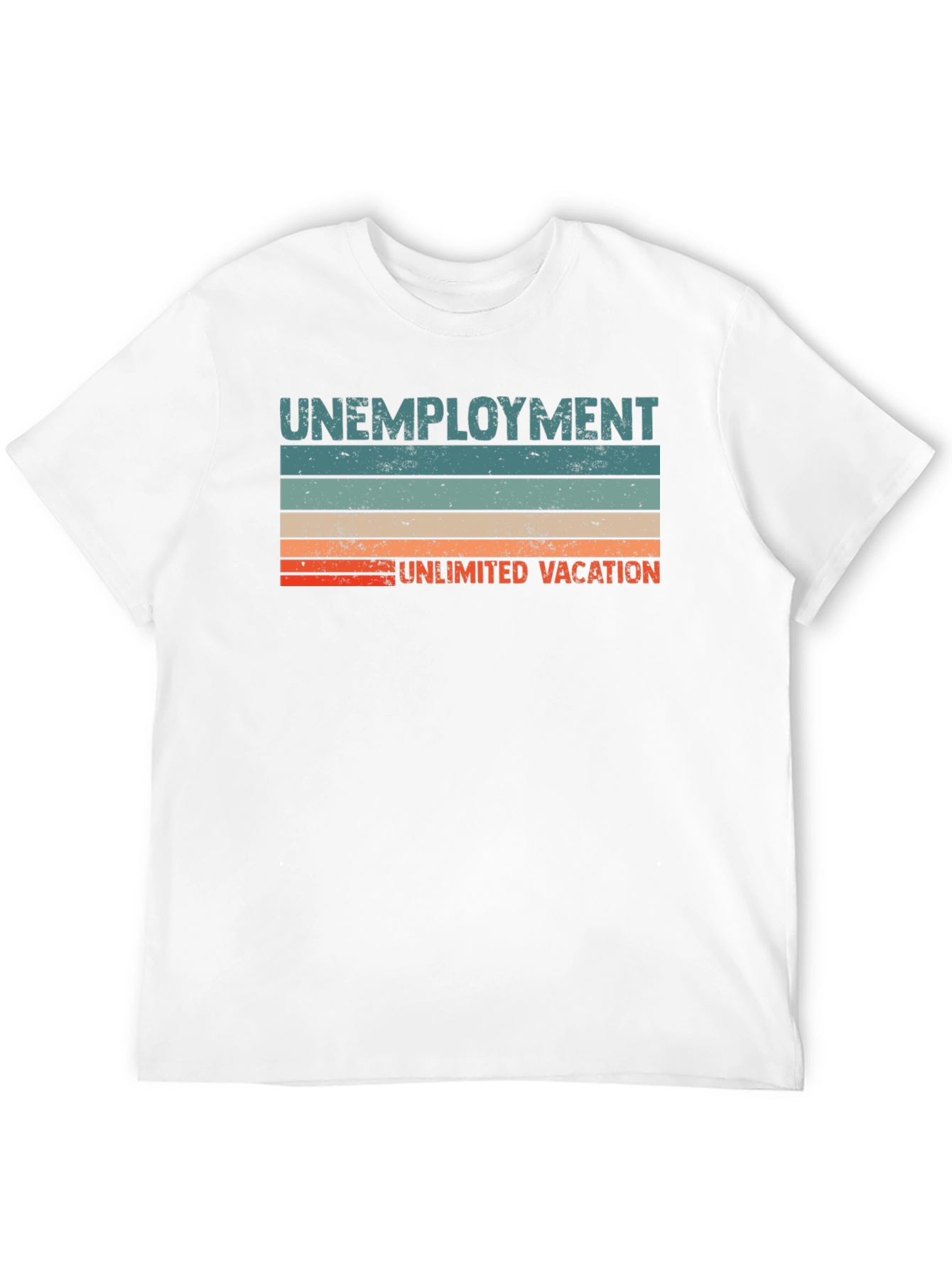 Unemployment Unlimited Vacation Graphic T-Shirt