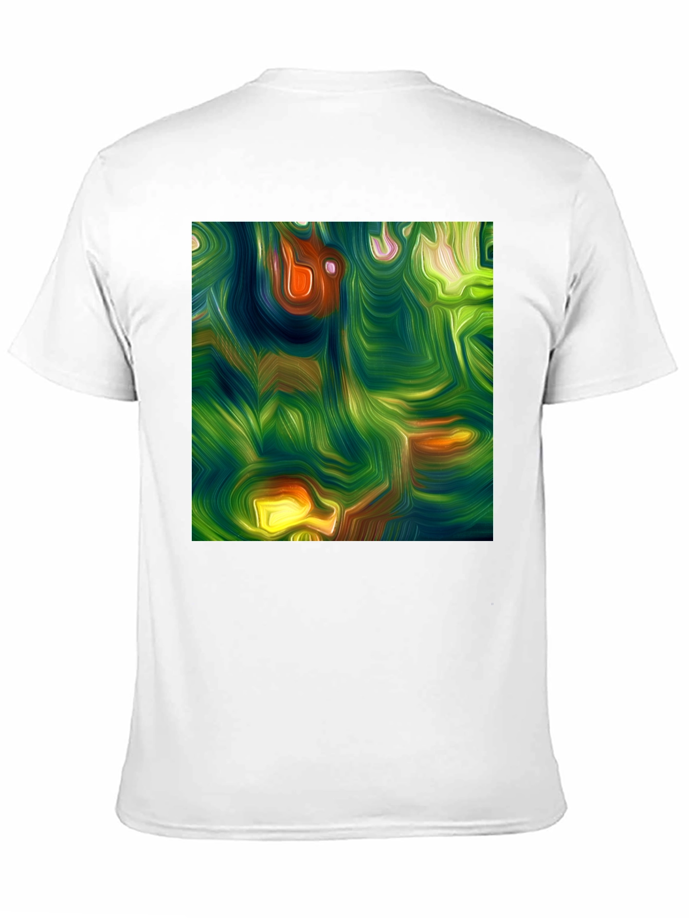 Abstract Art Print Black Tee