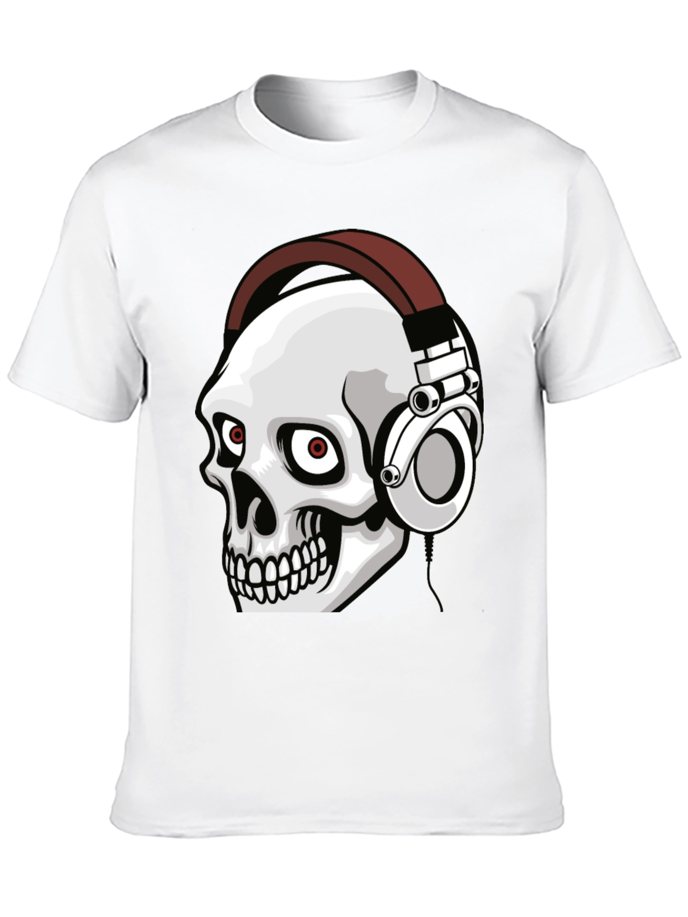 Skull Headphone Graphic Tee