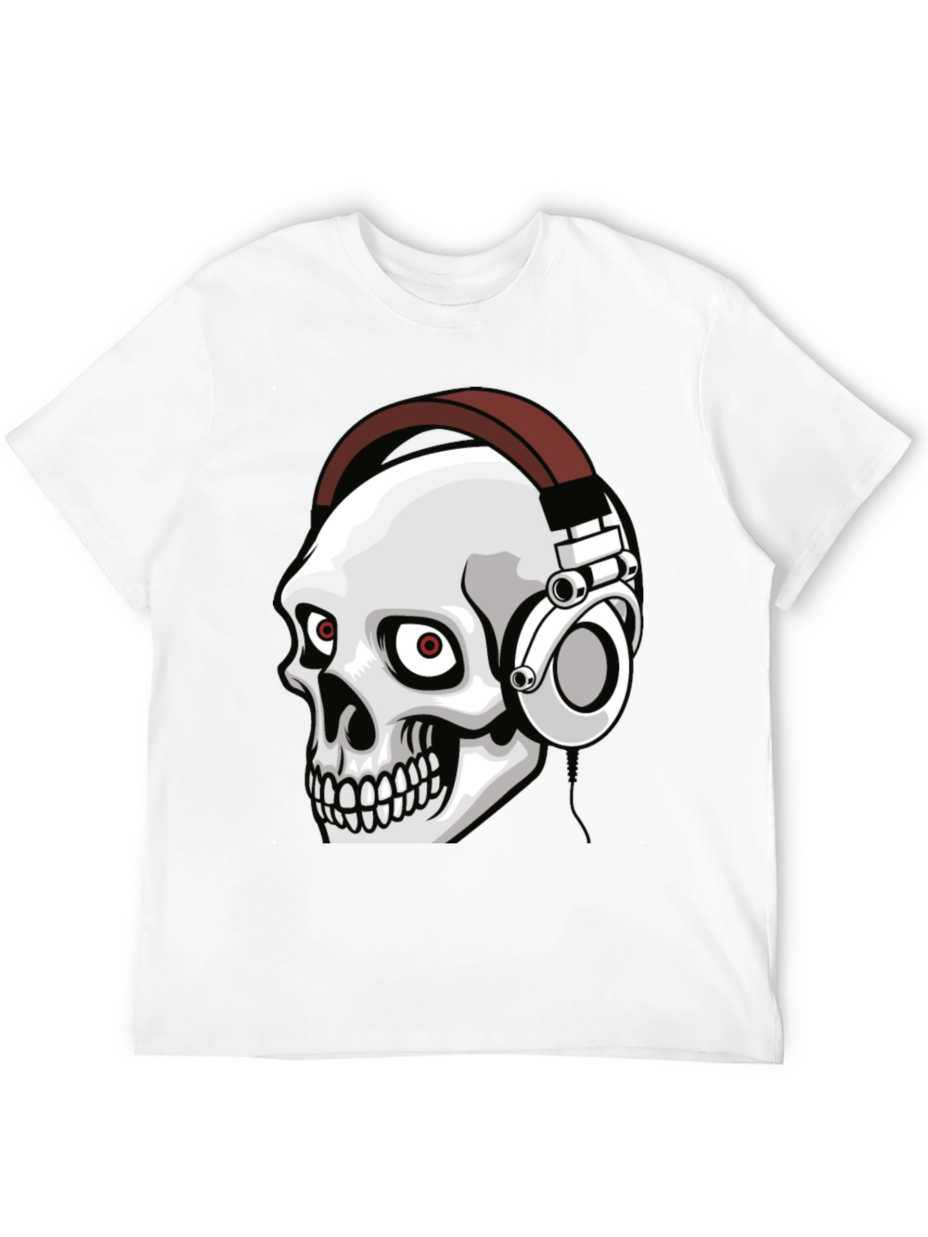 Skull Headphone Graphic Tee