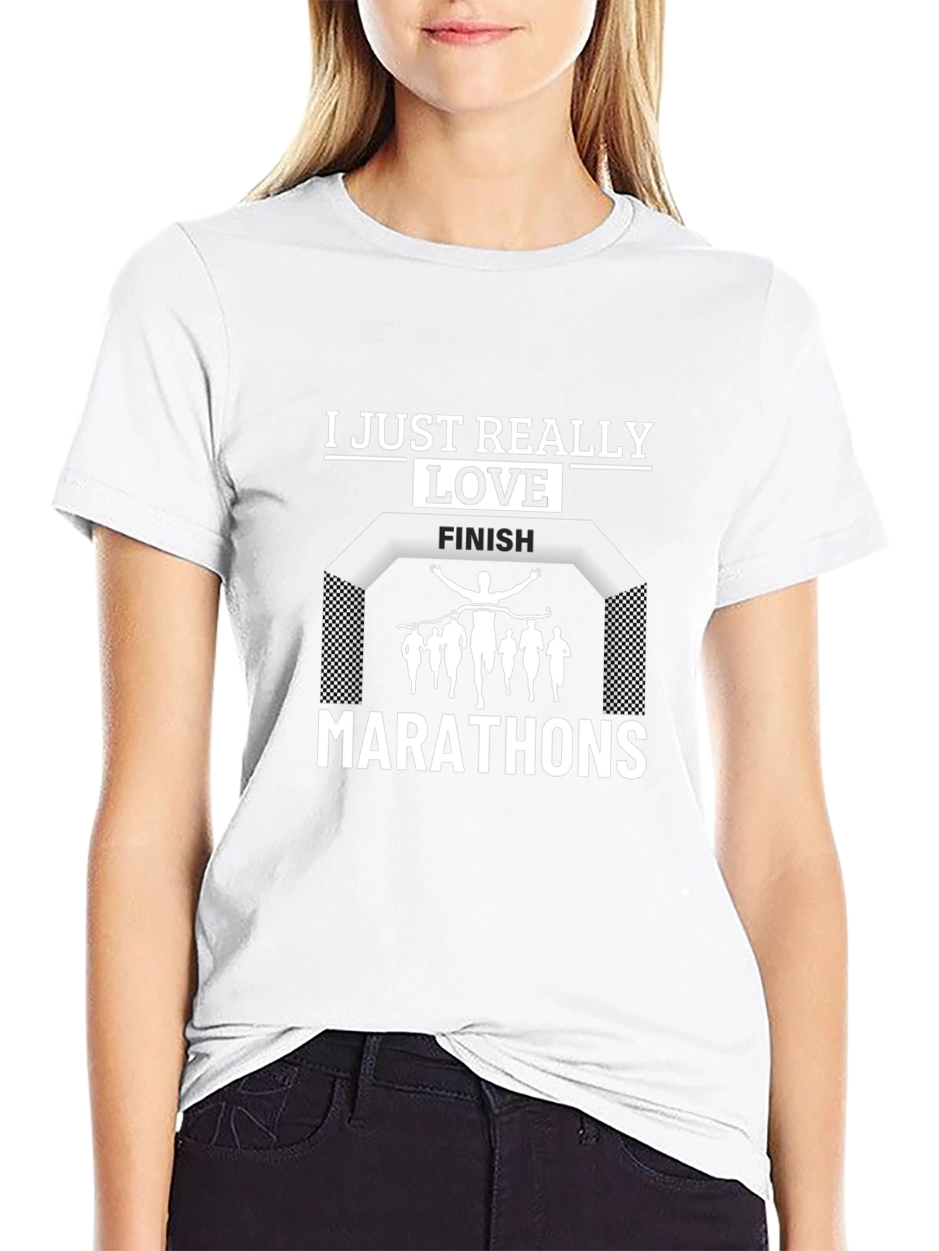 I Just Really Love Marathons Graphic T-Shirt