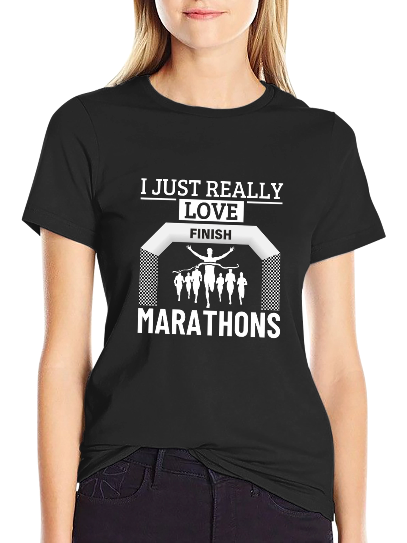 I Just Really Love Marathons Graphic T-Shirt