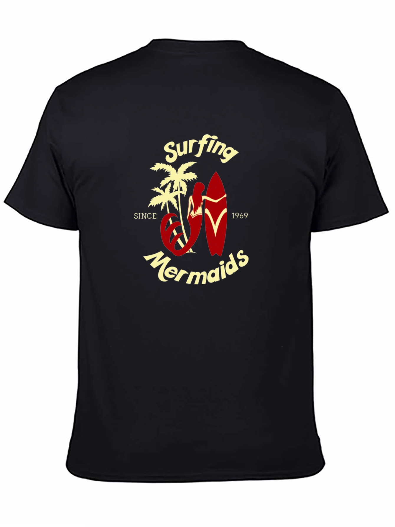 Surfing Mermaids Since 1969 Graphic T-Shirt