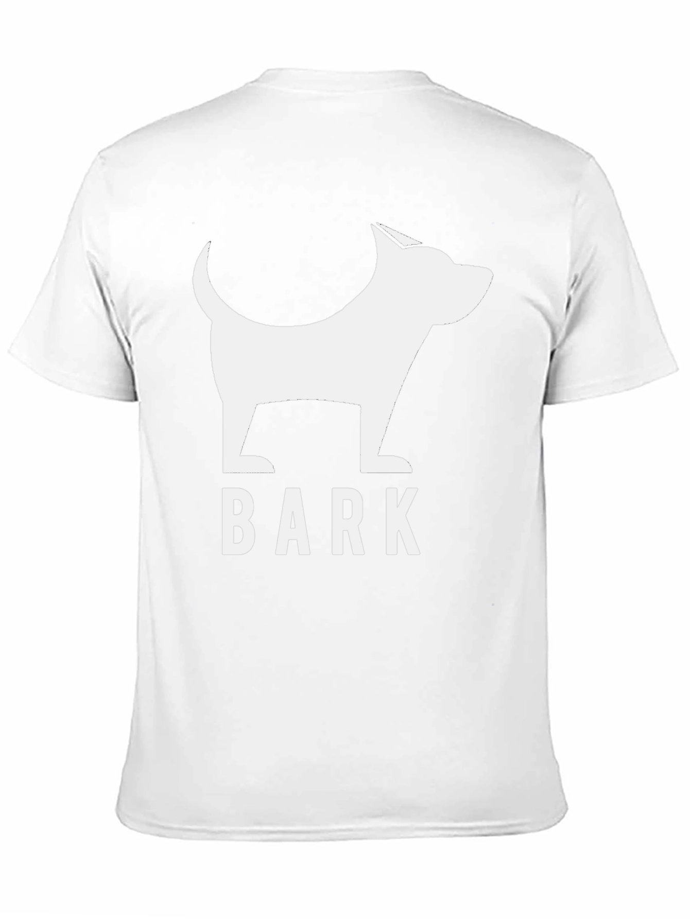 BARK Dog T-Shirt – Minimalist Dog Lover Graphic Tee Gift