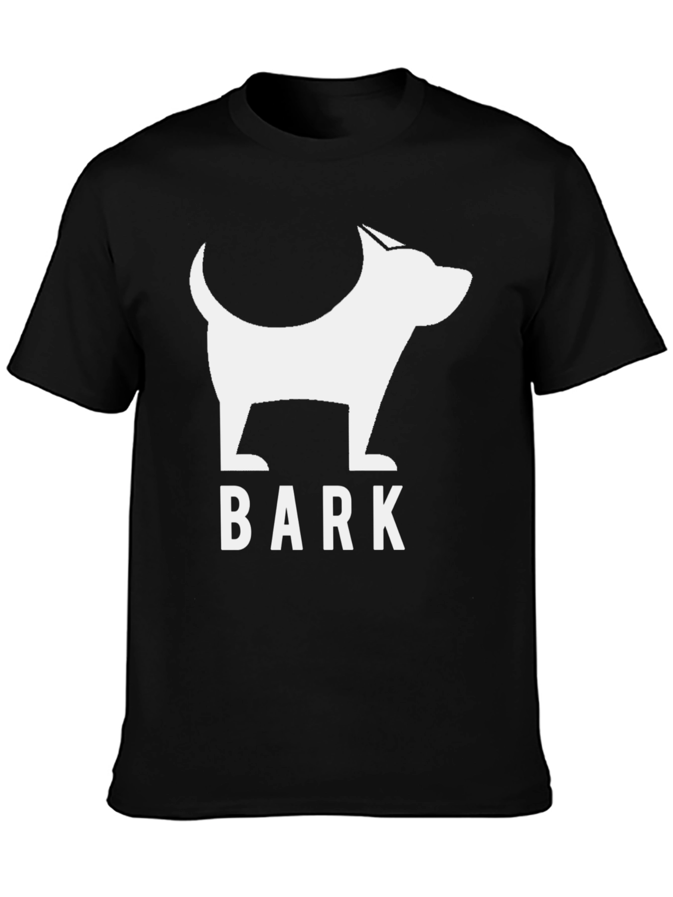 BARK Dog T-Shirt – Minimalist Dog Lover Graphic Tee Gift
