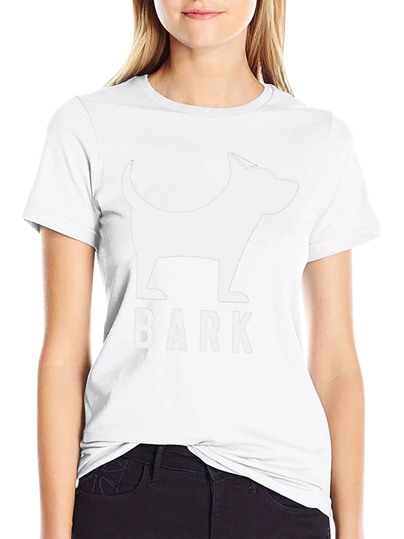 BARK Dog T-Shirt – Minimalist Dog Lover Graphic Tee Gift