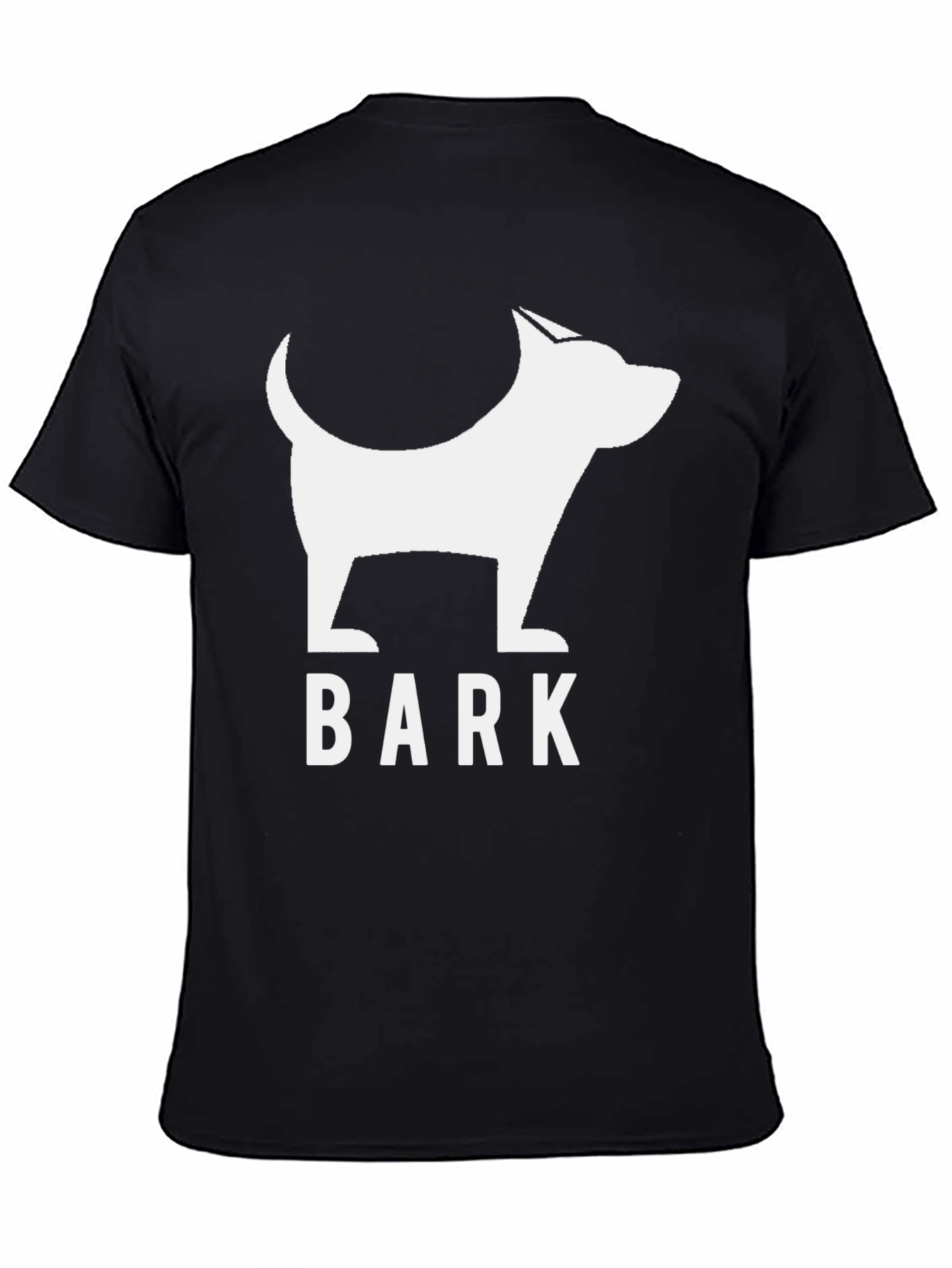 BARK Dog T-Shirt – Minimalist Dog Lover Graphic Tee Gift
