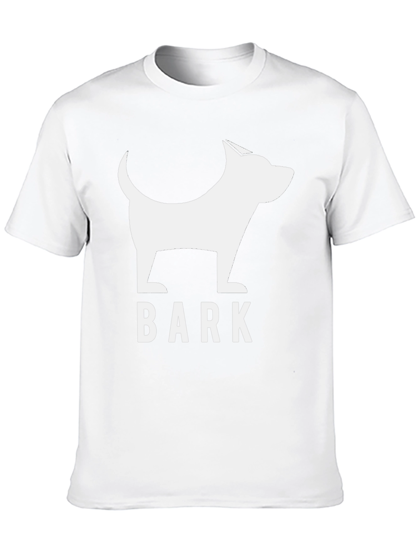 BARK Dog T-Shirt – Minimalist Dog Lover Graphic Tee Gift