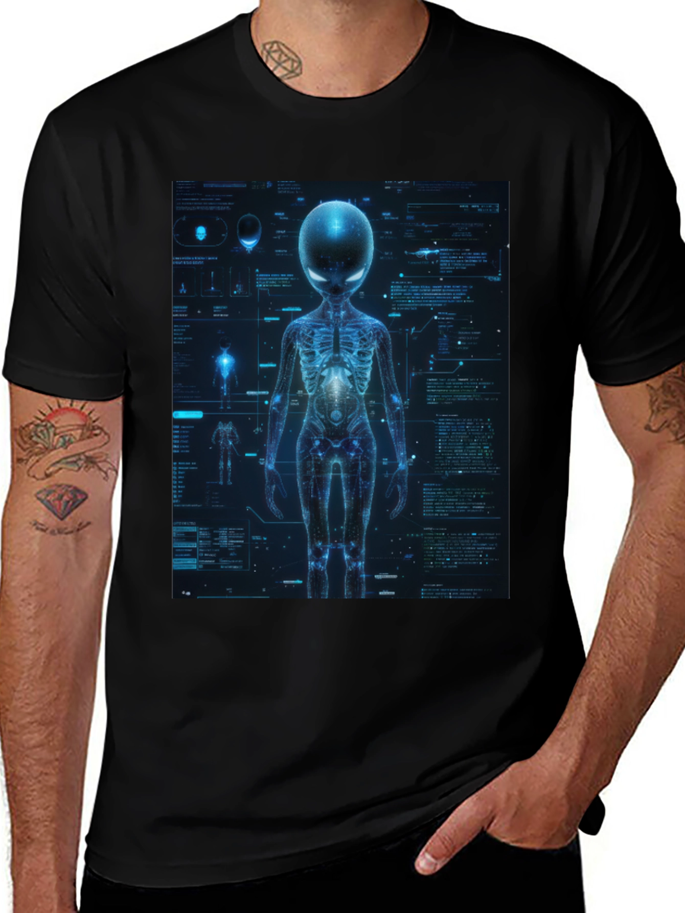 Alien Anatomy Graphic T-Shirt